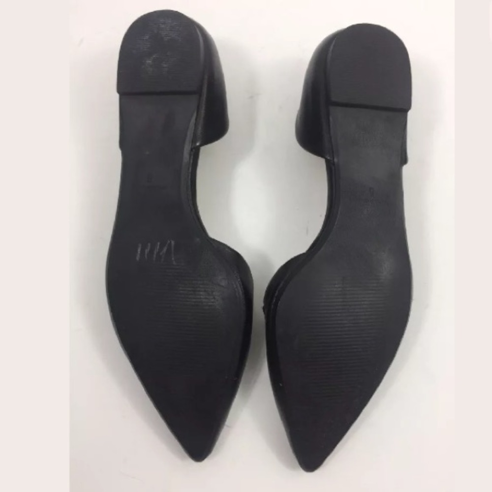 Madewell Flats D'Orsay Pointed Toe Suede - Picture 7 of 8